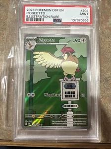PSA 9 Pidgeotto 208/197 Illustration Rare Obsidian Flames - Bild 1 von 2