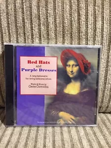 Red Hats And Purple Dresses CD NEW Sealed Gene Gomolka Red Hat Society Cd Rare - Foto 1 di 2