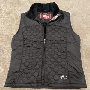 Marker Womens Insulated Quilted Puffer Vest Ski Snowboard Black Size XL - Picture 1 of 14