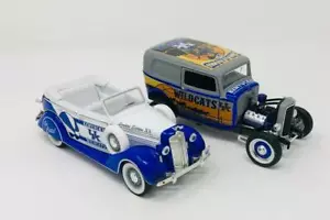 Two Piece Set Kentucky Wildcats 1932 Ford Rat Rod/1936 Dodge Diecast Banks - Picture 1 of 4