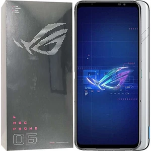 BNIB Asus Rog Phone 6 5G White 512GB + 16GB Dual-SIM Factory Unlocked OEM - Afbeelding 1 van 11