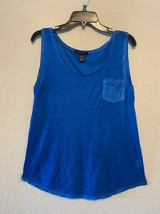 Style & Co Sleeveless Tank Top Blue Women's Size XL - Picture 1 of 3