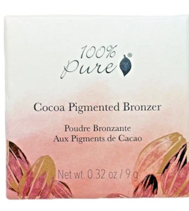 100% PURE Cocoa Pigmented Bronzer 0.32 Oz / 9 g - Picture 1 of 9