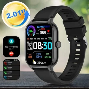 Reloj inteligente para iPhone, teléfonos Android, pantalla táctil completa de 2,01 pulgadas para mujeres/hombres - Imagen 1 de 23