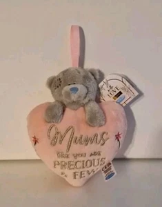 Me to You Mum 3" Plush Mums like you are precious and few Pink Hanging Heart - Picture 1 of 2