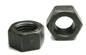 Grade 8 Steel Hex Nuts Plain Alloy Steel Finished Nuts - 1/4" to 2-1/2" - Picture 1 of 3