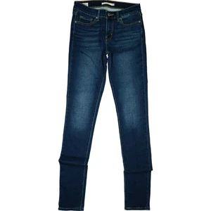 LEVIS 711 W26 L34 Jeans Hose blau Damen super Stretch Skinny mid Rise Slim 34 XS - Picture 1 of 5