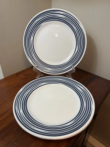 Set of 3 Corelle STROKES OF COLOR Cobalt Blue 10 .75" Dinner Plates - Picture 1 of 8
