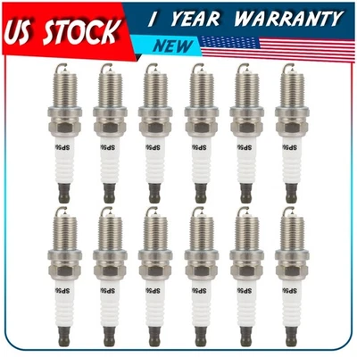 12x Bujías de iridio IFR6QG para Mercedes-Benz SL65 AMG CL600 Maybach 6,0 L Foto 1 de 4