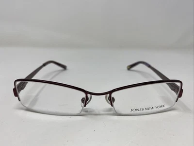 Marco de gafas Jones New York J610 violeta 52-17-135 de metal púrpura medio borde AT49 Foto 1 de 4