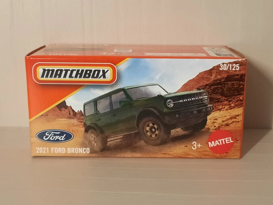 Matchbox 2025 Mattel 2021 Ford Bronco 30/125 Box Modellino 1/64 - Immagine 1 di 1