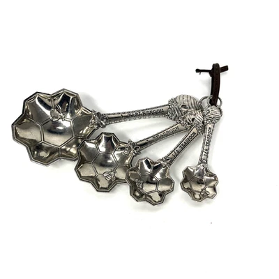 Juego de cucharas medidoras Ganz de regalo abejas con colmena y panal de abeja 4 piezas Foto 1 de 4