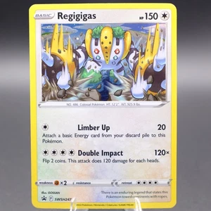 Regigigas - (Cosmos Holo) SWSH247 Promo SWSD SWSH: Sword & Shield Promo Cards Po - Picture 1 of 2