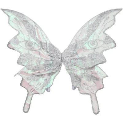 Adulto Alas de Hadas Mariposa Juegos con disfraces Ala Brillante con Correas Elásticas Fiesta de Halloween Foto 1 de 3