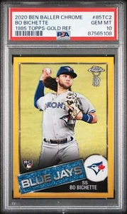 Bo Bichette 2020 Topps Ben Baller 1985 Topps Gold #85TC-2 Blue Jays PSA 10 - Bild 1 von 2