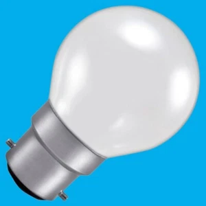 10x 25W Incandescent Tungsten Filament Frosted Golf Dimmable Light Bulb B22 BC - Picture 1 of 1