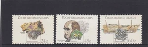 "Islas Cocos 1981 Charles Darwin y ""El Beagle"" conjunto de diseño de 3 montadas sin montar o nunca montada - - Imagen 1 de 1