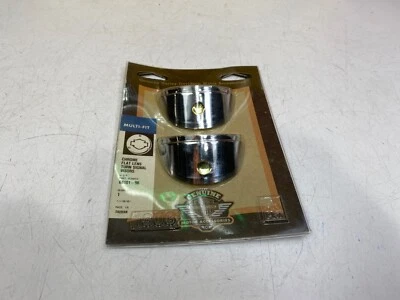 🔥NOS Harley Davidson Viseras de señal de giro de lente plana cromadas 68101-96 OEM🔥 Foto 1 de 4