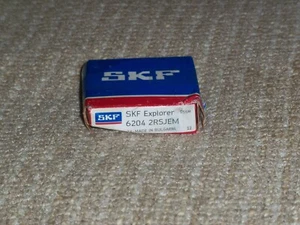 SKF 6204-2RSJEM Bearing, New - Picture 1 of 2