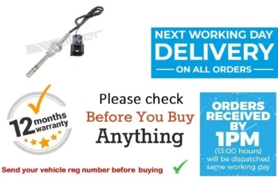 Sensore temperatura gas di scarico per VOLVO XC70 Cross Country D5 AWD - Nuovo - Immagine 1 di 4