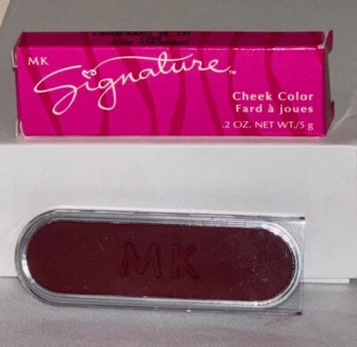 Mary Kay MK Signature Cheek Color Cranberry Bold 8867 New in Pink Box Gray Tray - Image 1 of 4