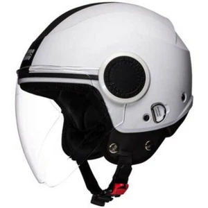 Studds Urban Open Face White Helmet With Strip M Size S2u - Picture 1 of 2