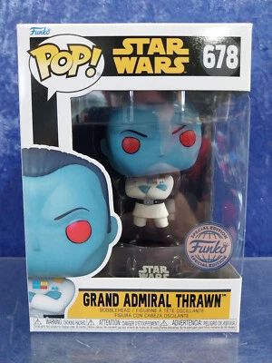 Pop Vinyl Star wars MIB 678 Grand Admiral Thrawn 2023 Funko Edition - image 1 of 4