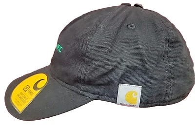 NEW NWT Carhartt Cotton Canvas Cap Black Adjustable FORGE WICKS SWEAT WORK HAT - Image 1 of 4
