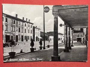 Postcard - S. Giovanni del Dosso - Via Roma - 1958 - Picture 1 of 2