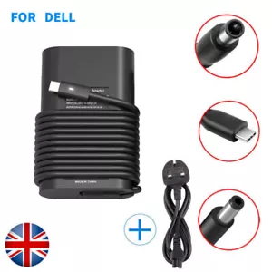 65W 45W USB-C Round Laptop Computer Charger AC Adapter Power Supply For Dell - Picture 1 of 18