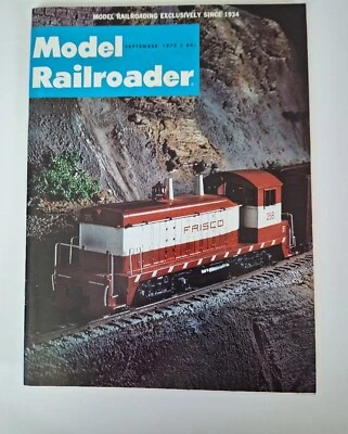 Model Railroader Magazine September 1972  - Image 1 of 2