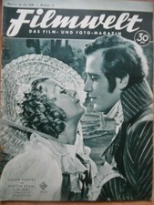 FILMWELT 30- 22.7. 1938 Lilian Harvey Jannings Greta Garbo Lida Baarova Führer G
