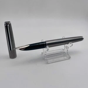 PILOT CUSTOM Fountain pen H1173 stripe 18K WG 750 (B) - Picture 1 of 9