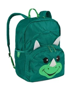 Firefly! Zaino da esterno Gear Chip the Dinosaur 14" borsa libro nuova con etichette ragazzo/ragazza verde - Foto 1 di 6