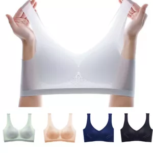 Women Bras Thin Breathable Push Up Bralette Shock-Proof Pad Lingerie Underwear➳ - Picture 1 of 17