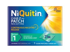 NiQuitin Clear Patch - Step 1 21 mg, 7 Patches
