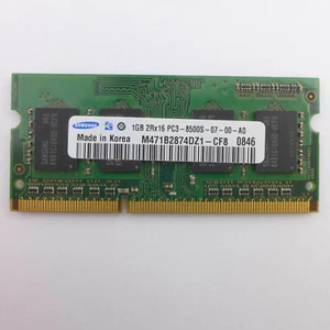 1 GB Samsung DDR3 SDRAM M471B2874DZ1-CF8 RAM MEMORIA PC3-8500 (DDR3-1066 - Imagen 1 de 3