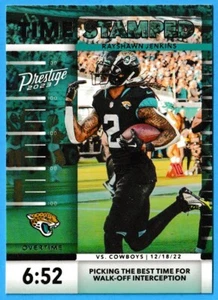 2023 Panini Prestige Football Time Stamped Rayshawn Jenkins TS-7 Jaguars - Picture 1 of 3