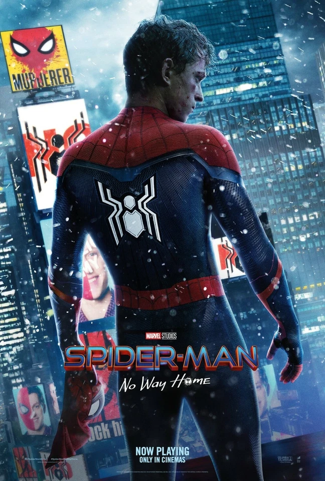 Spiderman No Way Home movie poster (j) - 11" x 17" - Spiderman