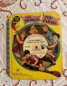 1955 Magic Talking Books, Record Book Plays: "Victor Herbert's MARCH OF TOYS - Imagen 1 de 6