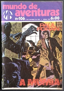 Mundo Aventuras #106 Paul Foran 1975 edición de cómics portugueses - Imagen 1 de 6