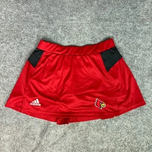 Louisville Cardinals Womens Skort Small Red Black Skirt Shorts Gym NCAA Tennis - Picture 1 of 9