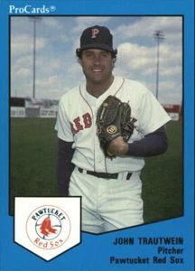 1989 Pawtucket Red Sox ProCards John Trautwein Barrington Illinois IL Card - Picture 1 of 2
