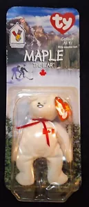 "MAPLE THE BEAR" TY BEANIE BABY 1997 Ronald McDonald House Charities 2 Tag Error - Picture 1 of 9