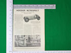 Indianapolis Autos 500 Meilen Rennen 1946 Artikel Robson Thorne Hepburn Novi