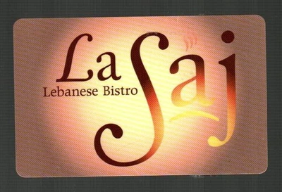 LA SAJ Lebanese Bistro, Collectible Gift Card ( $0 ) - Image 1 of 2