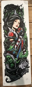 Poster Schneewittchen Dayne Henry Jr. Künstler signiert 39/40 - Bild 1 von 6