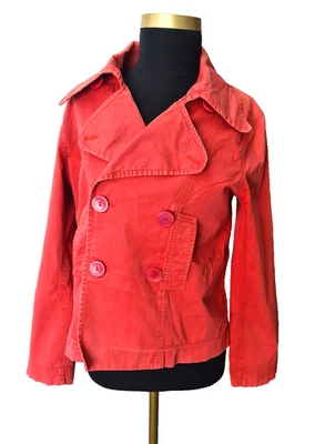 Cotélac - Veste Style Caban corail - Taille S / 36 - Très Bon état - Réf 667 - Photo 1/4