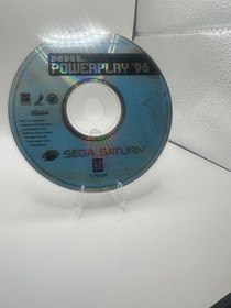 NHL Powerplay '96 (Sega Saturn, 1996) Disc Only, Light Scratches, Tested, Works