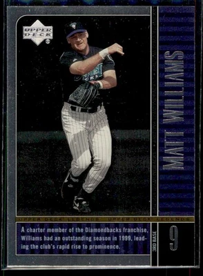 2000 Upper Deck Legends Matt Williams #26 Arizona Diamondbacks - Image 1 of 2